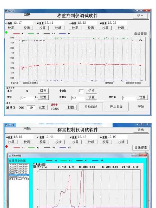 Guangya 4-channel digital transmitter module digital signal weighing sensor 485 RS232 Modbus protocol