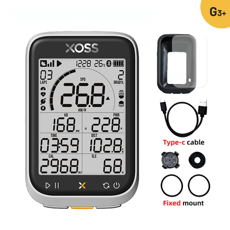 XOSS G3 G3Plus Fietscomputer Draadloze GPS Fiets Snelheidsmeter Racefiets MTB Waterdicht ANT+ Cadans Snelheid Slimme Fietscomputer