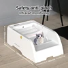스마트 고양이 쓰레기 상자 자동 자체 청소 고양이 변기 반 동봉 화장실 트레이너 앱이 포함된 애완 동물 제품 냄새 방지 고양이 화장실 6