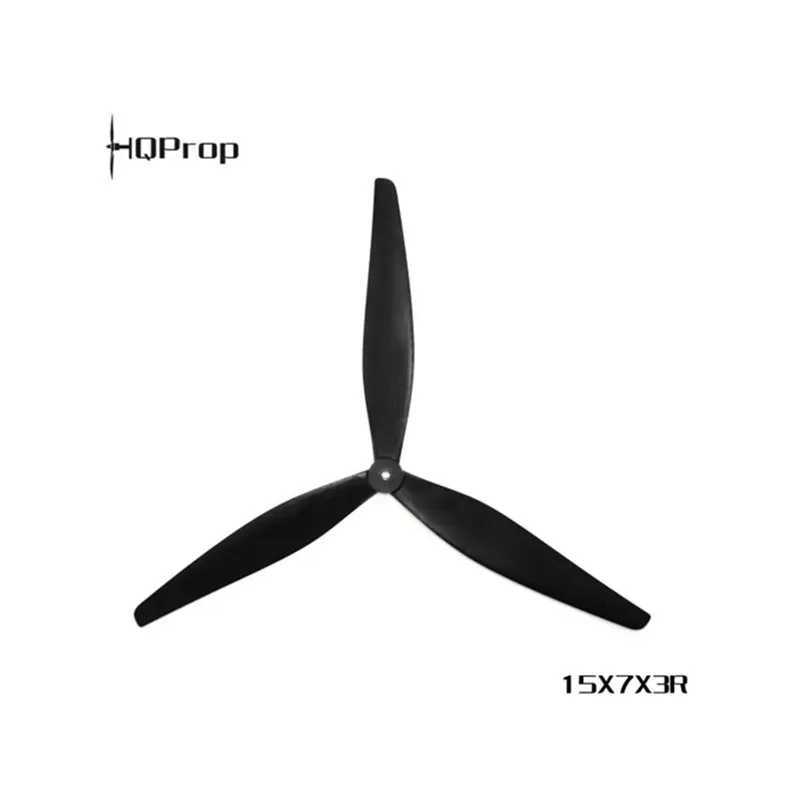 1CW 1CCW HQProp 15X7X3 Black-Glass Fiber Reinforced Nylon Propeller 15Inch Prop For RC Model/Airplane/Quadcopter