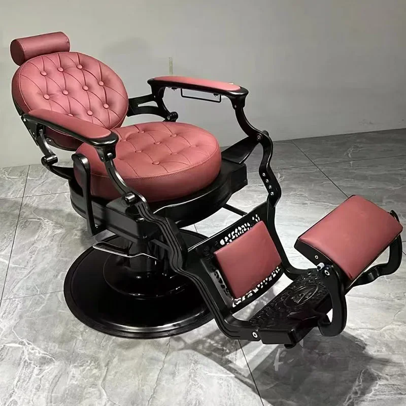 Lash Barber Chair With Headrest Rolling Chair Recliner Make Up Artistchaise Pivotante High Quality Hairdressing Furniture