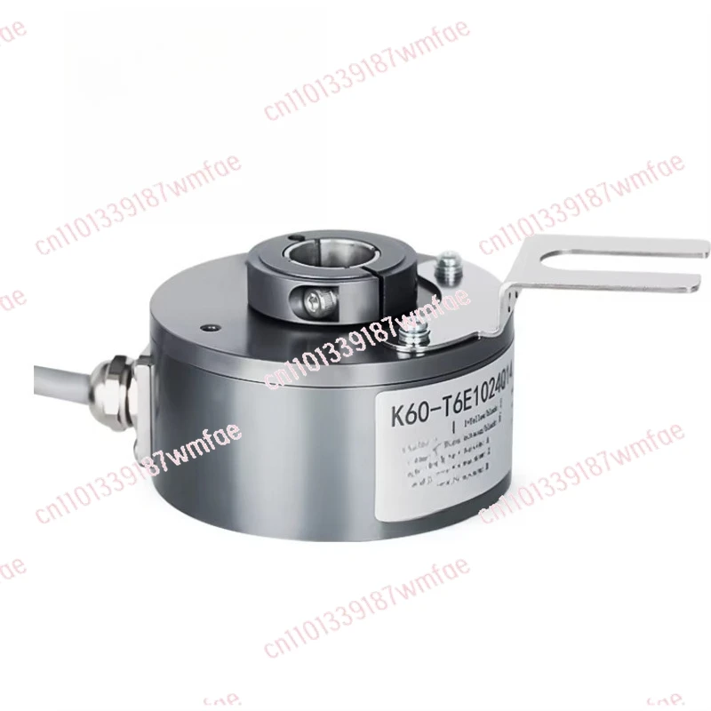 K60 Rotary Incremental Optical Encoder 300-5000ppr IP65 Protection 60mm Outer Diameter