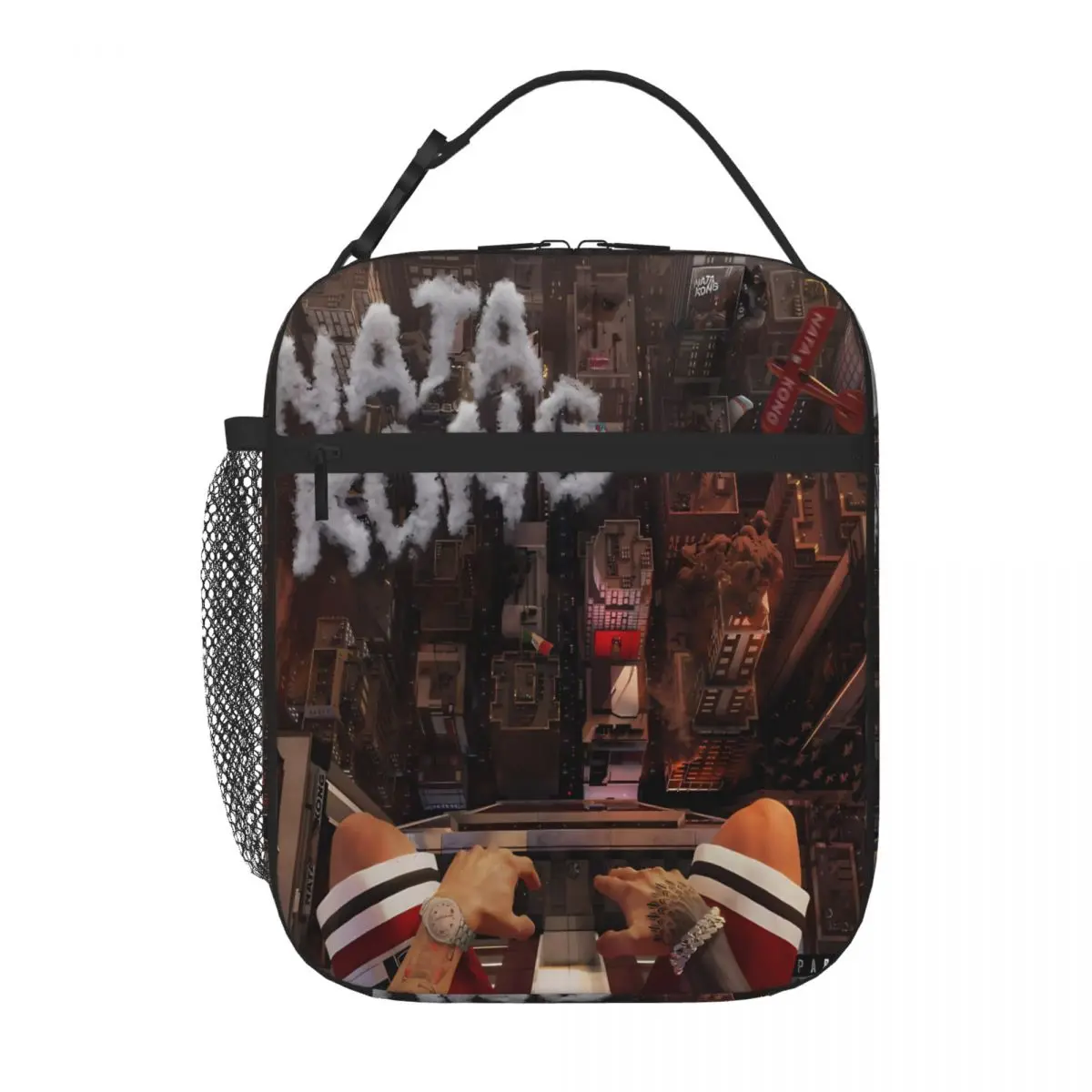 Bestselling Natanael Cano NataKong Albums Slim Fit Sports Lunch Bag Office Break Student Lunch Bag