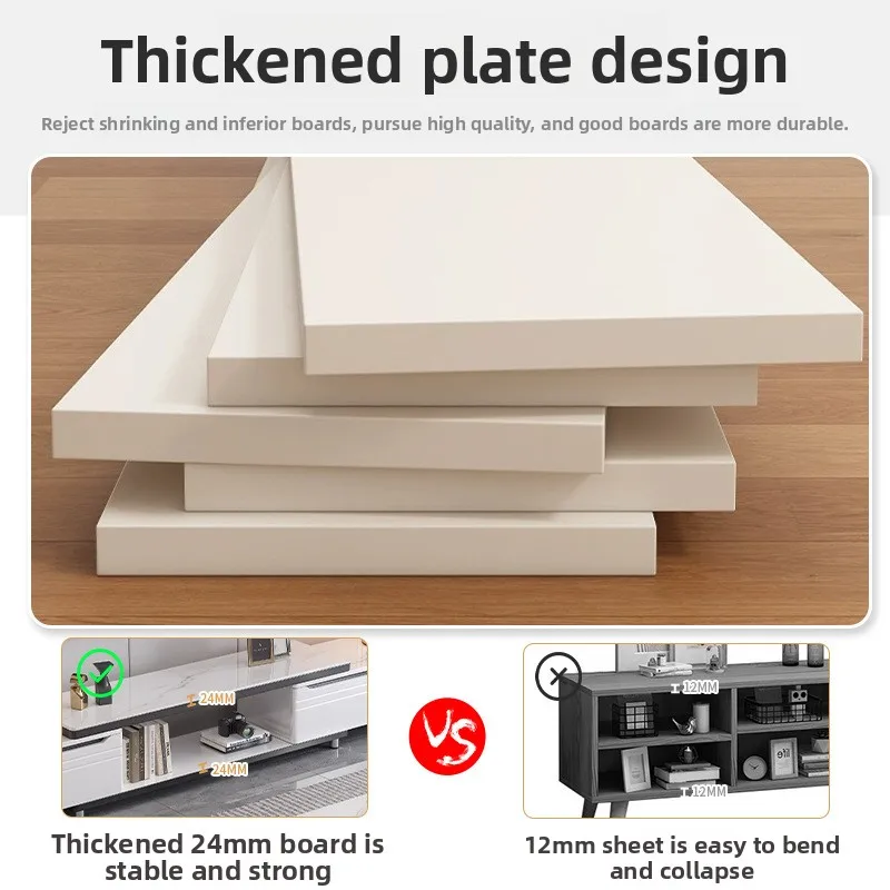 خزانة تلفزيون حديثة وبسيطة لغرفة المعيشة، خزانة تلفزيون قابلة للسحب من الأرض إلى السقف، طاولة قهوة، طاولة شاي