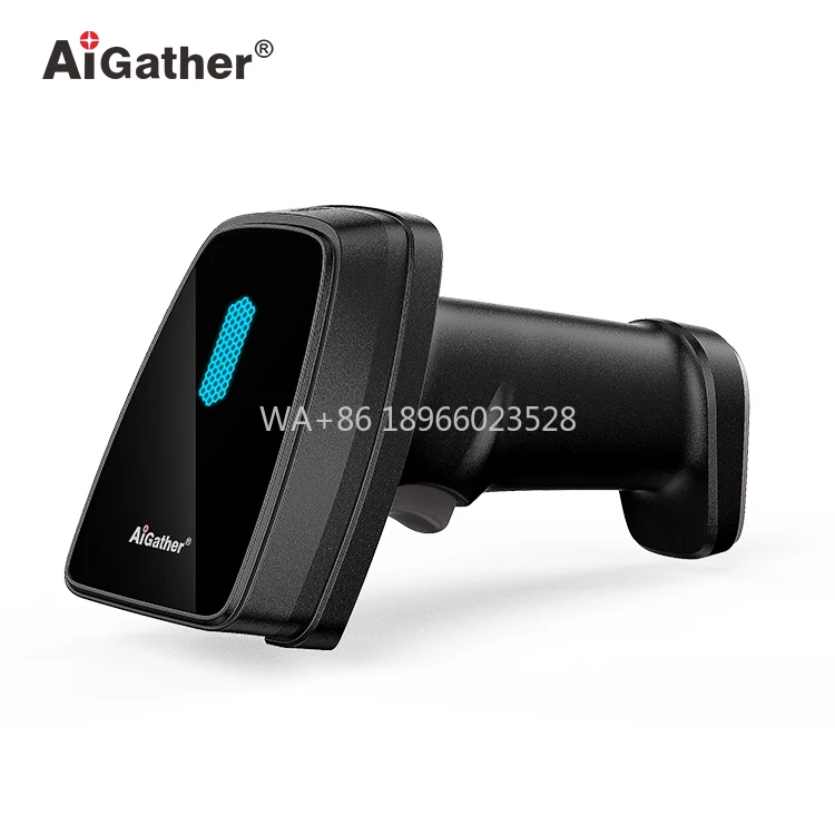 

AiGather A-9519BTN Wireless BT 2.4G Dongle Handheld 2D Barcode Reader Qrcode Scanner for Mobile Phone