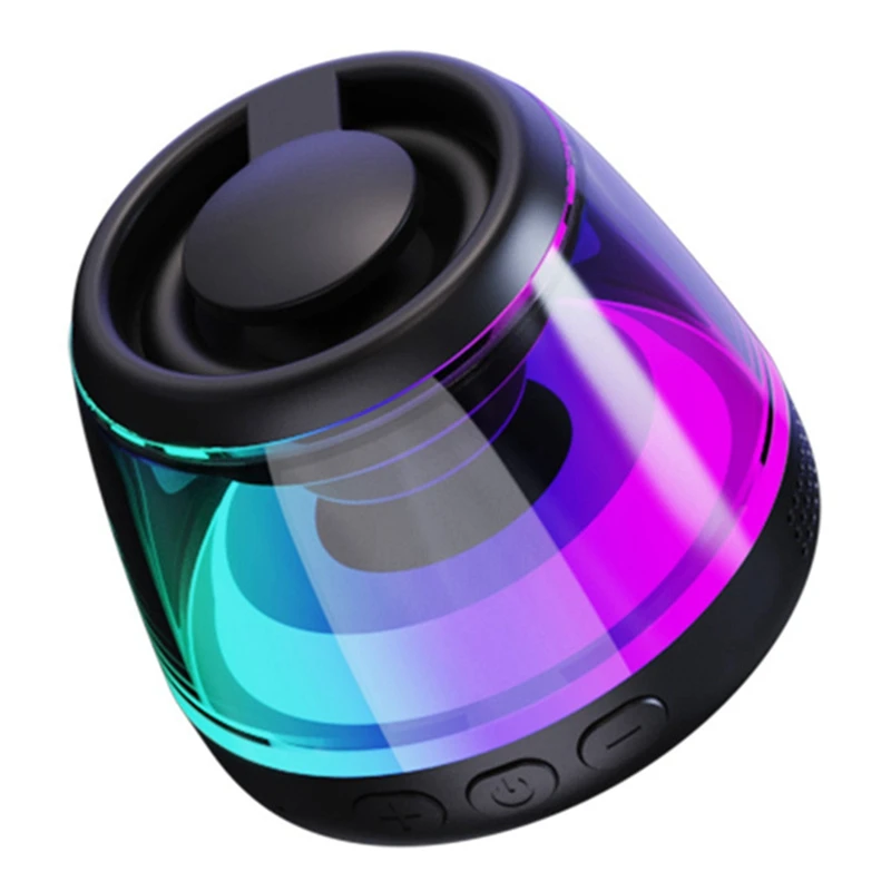 New Magnetic Bluetooth Speaker Wireless Outdoor Plug-In Card Small Speaker Rgb Atmosphere Light Bluetooth Small Speaker