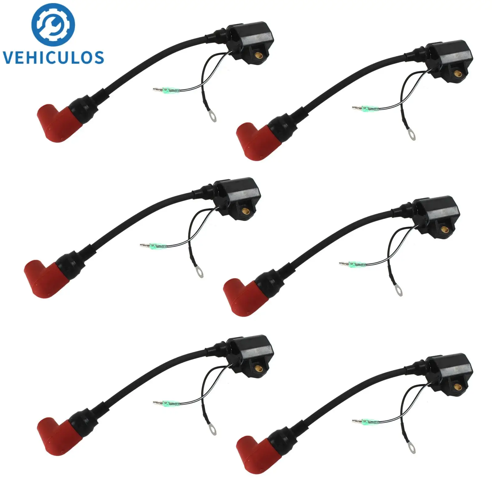 

6PCS Heavy Duty Ignition Coil 6R3-85570-00-00 6R3-85570-01-00 for Yamaha Outboard 100-225HP 6R3-85570-01-00 100% Brand New
