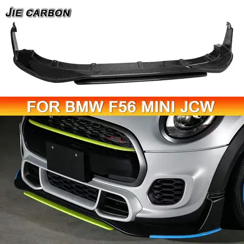 BMW 미니 쿠퍼 지오믹 탄소 섬유 바디 키트, 스포일러 범퍼 스플리터, F56 JCW 프론트 디퓨저 립 바디 키트