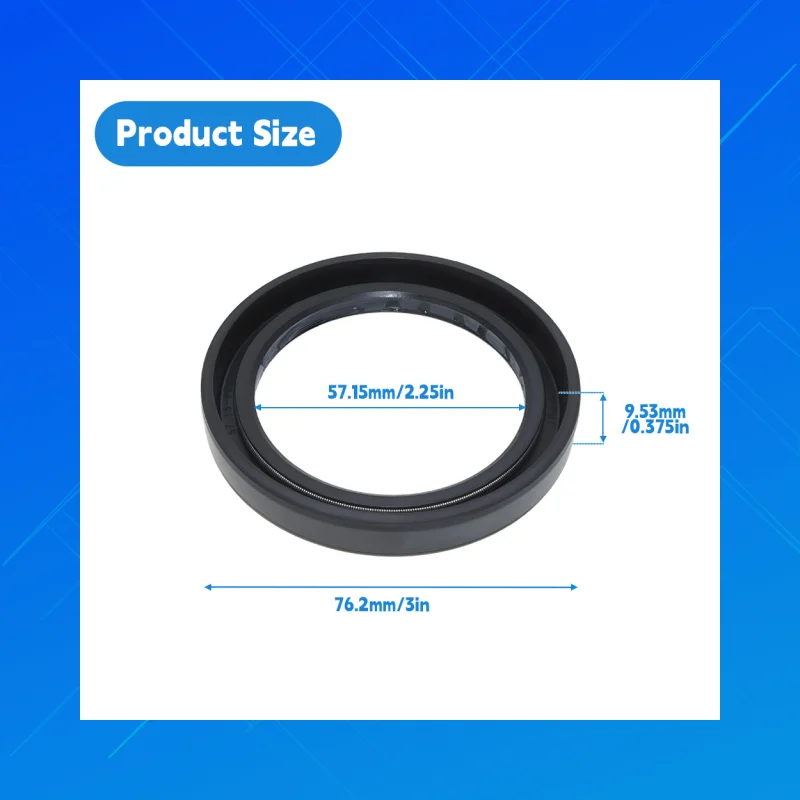 

DMHUI High-quality nitrile rubberoil seal, BAK Style Size 57.15X76.2X9.53 mm Nitrile rubber hydraulic motor oilseal R900052121