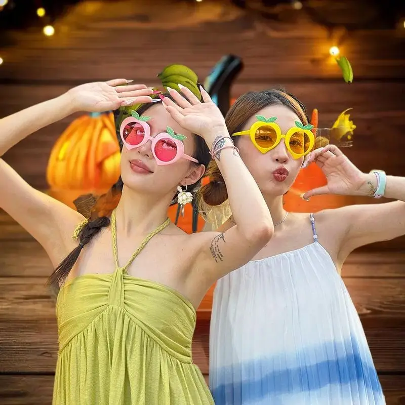 إكسسوار للحفلات بطابع هاواي، نظارات مضحكة لديكور أعياد الميلاد في حوض السباحة الصيفي على الشاطئ