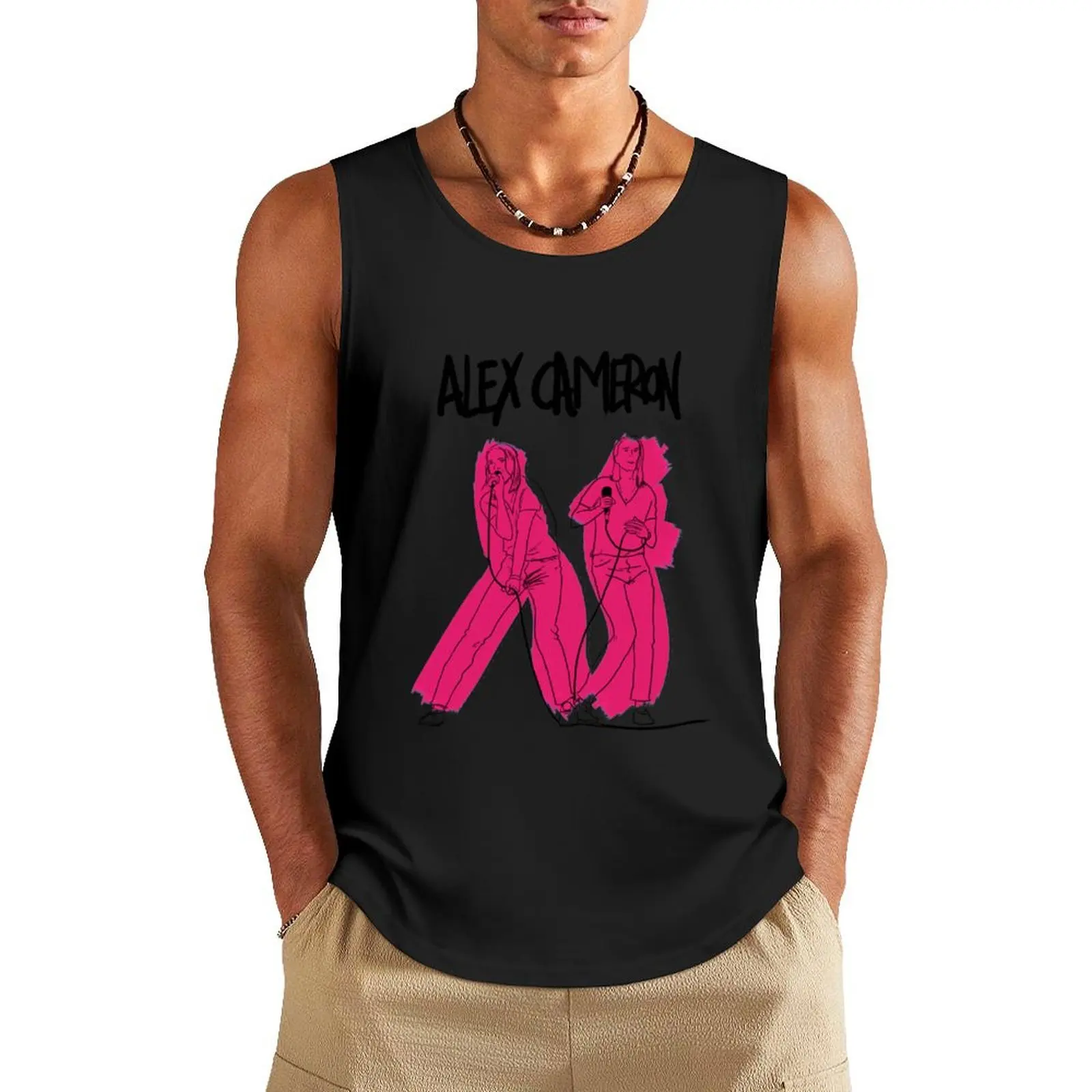 Alex Cameron Dance Tank Top sleeveless vest men muscular man