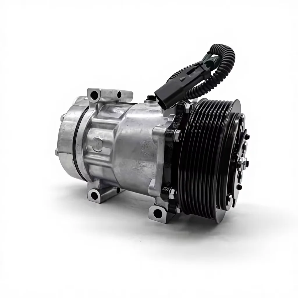 2026 Air Conditioning Compressor for Volvo EC480 Excavator, Direct Replacement AC Compressor Assembly