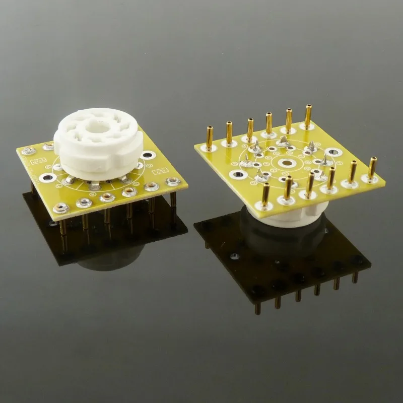 tube bile preamplifier 8-pin tube  9-pin tube holder scaffolding component board resistance-capacitance component  1pcs