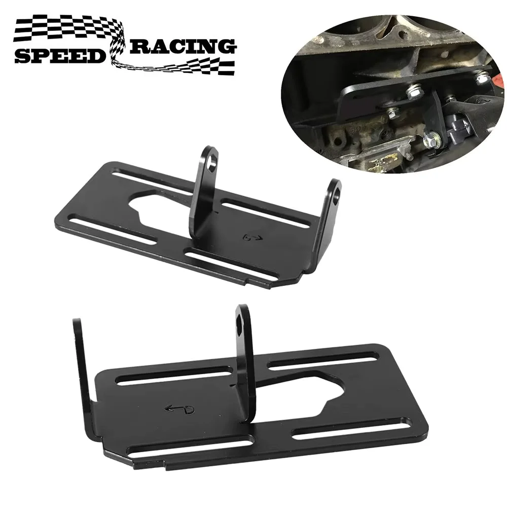 

Motor Engine Mount Adapter Plate Kit For Chevrolet GMC Pickup Truck 2WD 1/2 & 3/4 Ton LS1 Swap 88-98 LS2 LS6 LSX LQ4 LQ9 Black
