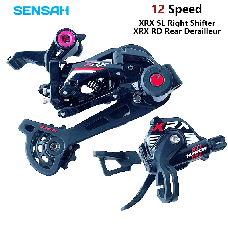 

SENSAH XRX 1x12 Speed MTB Bicycle Transmission Groupset SL-XRX 12 Shifter and RD-XRX 12 Rear Derailleur 52T Shadow 12S 12V Parts