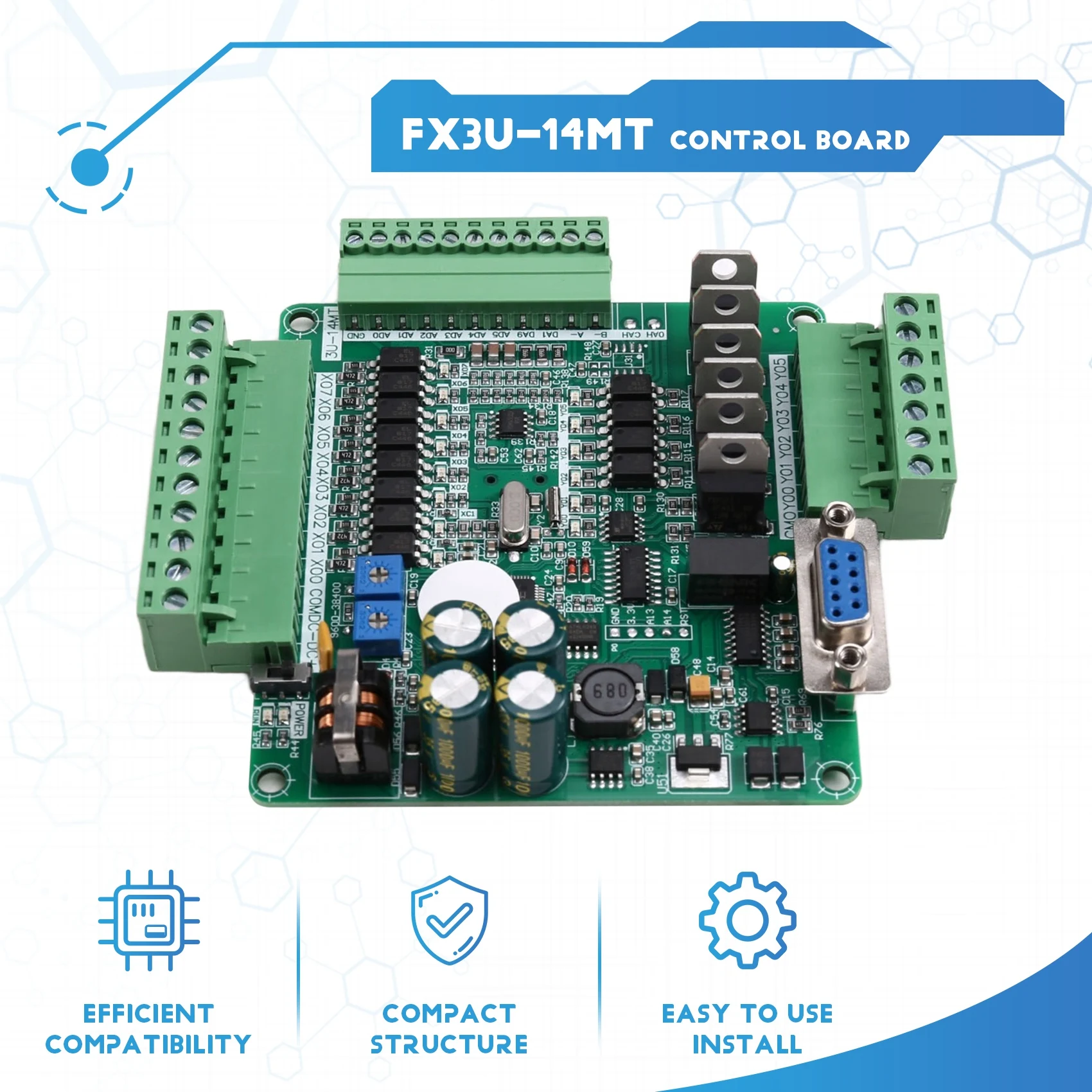 A21Q -High Speed With Analog Programmable Controller PLC Industrial Board