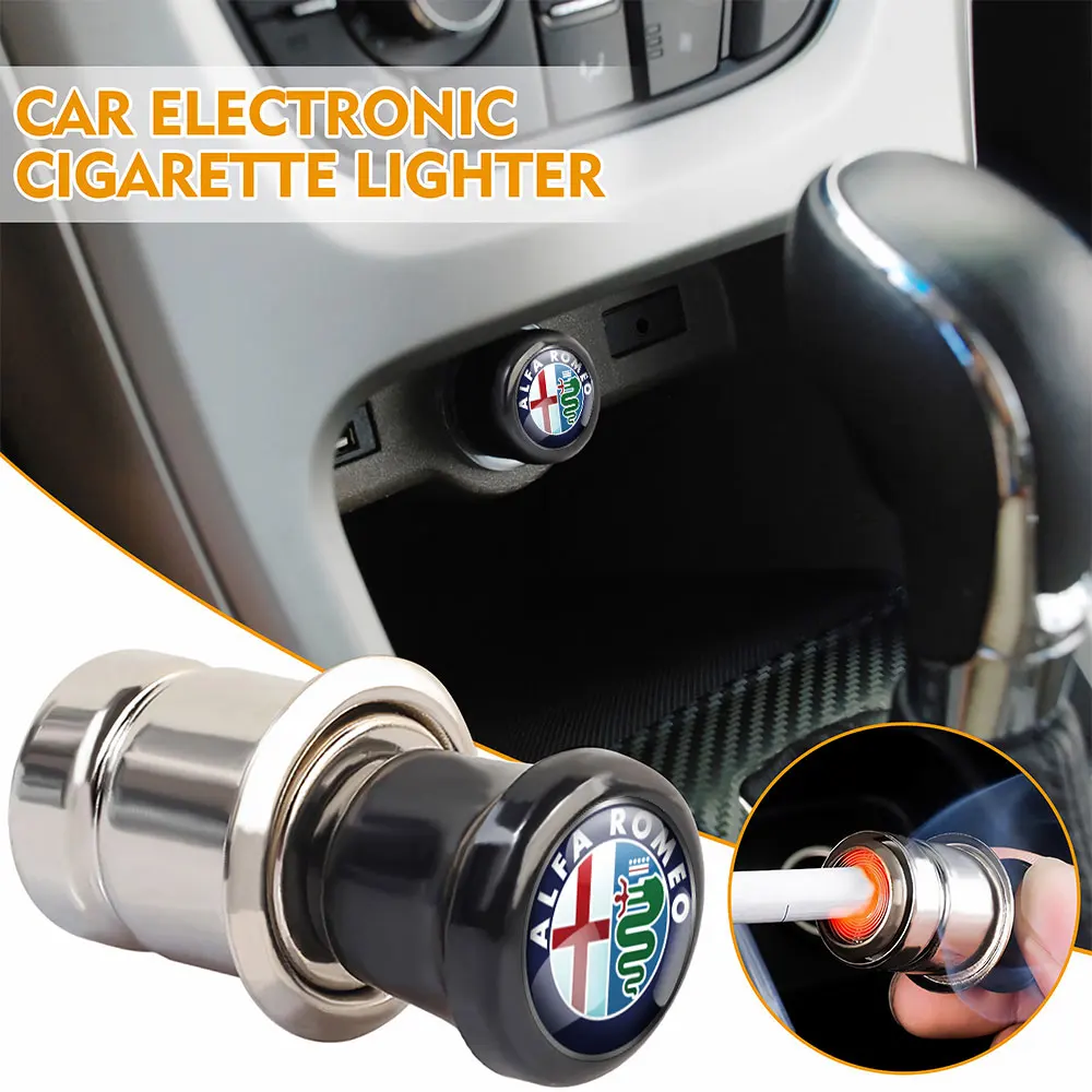 Автомобильный прикуриватель, розетка, автоматическое освещение сигарет для Alfa Romeo Julia Stelle Bio Mito Julieta Tonale 147 156 159 166