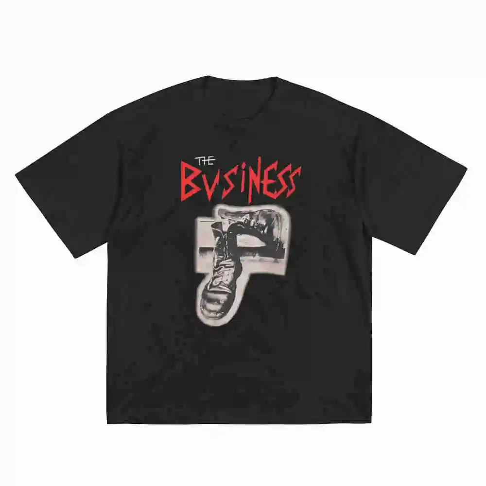 The Business Sham 69 Blitz Oi Punk Short Sleeve Tee 100% Cotton T-Shirt
