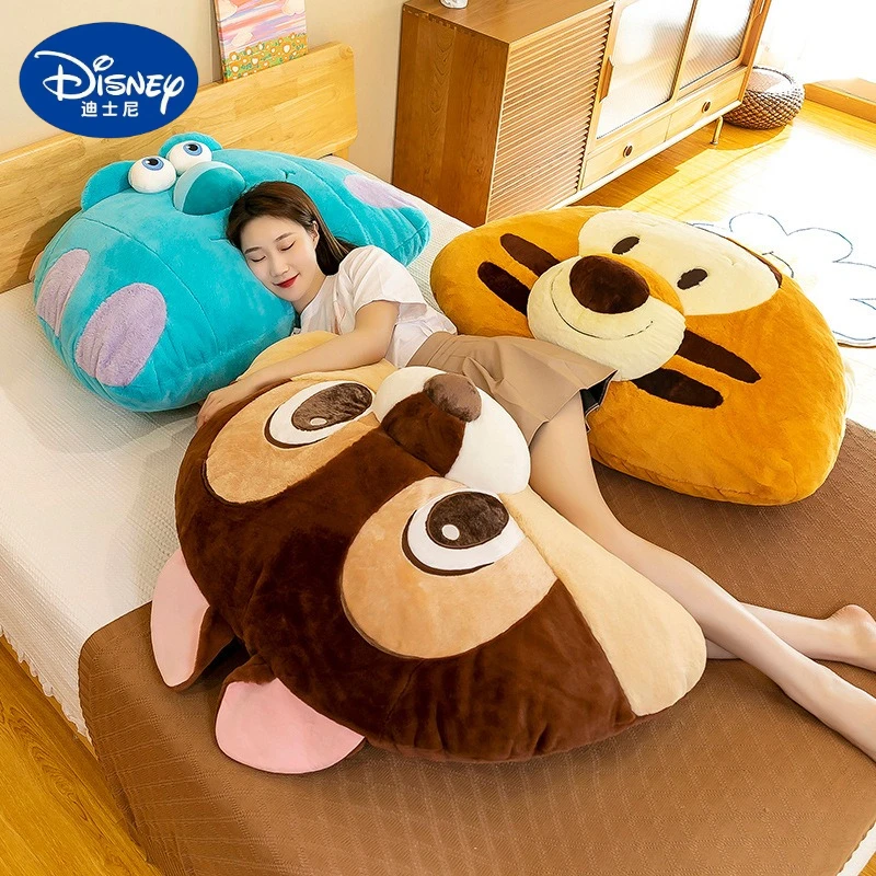 

Очень большой плюшевый кукол-игрушка Дисней Стич, 100 см, в стиле кавайи, аниме, для декора комнаты, плюшевая подушка, детский праздничный подарок