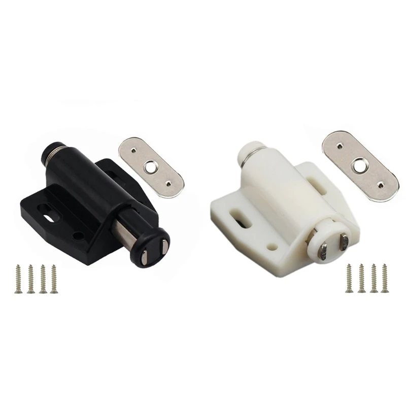 

Elegant Stainless Steel Latches for Door 10 Pack Push Release Catch Portable for Cabinets and Drawers