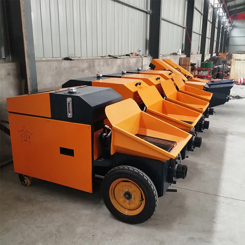Mini Concrete Pump Diesel Small Portable Concrete Conveying Pumps Price of Customization Pumpcrete Machine Concrete Pumps