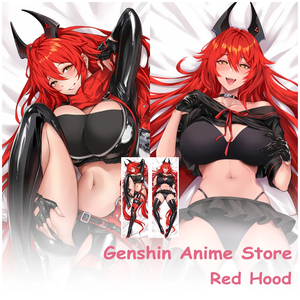 

Anime Nikke The Goddess of Victory Red Hood Dakimakura Cover Cosplay Props Polyester Anime 2Sided Printed Otaku Pillow Covers