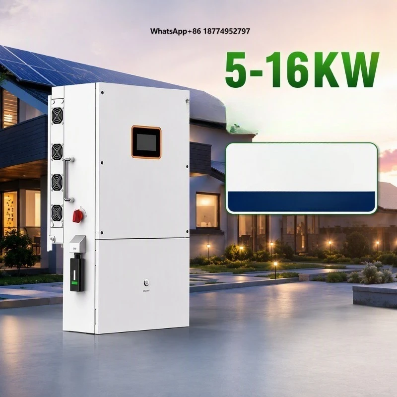 Whayo 5kW 8kW 10kW Hybrid Solar Inverter 12kVA 16kVA 120V/240V Split Phase Inverter for Small Business Power