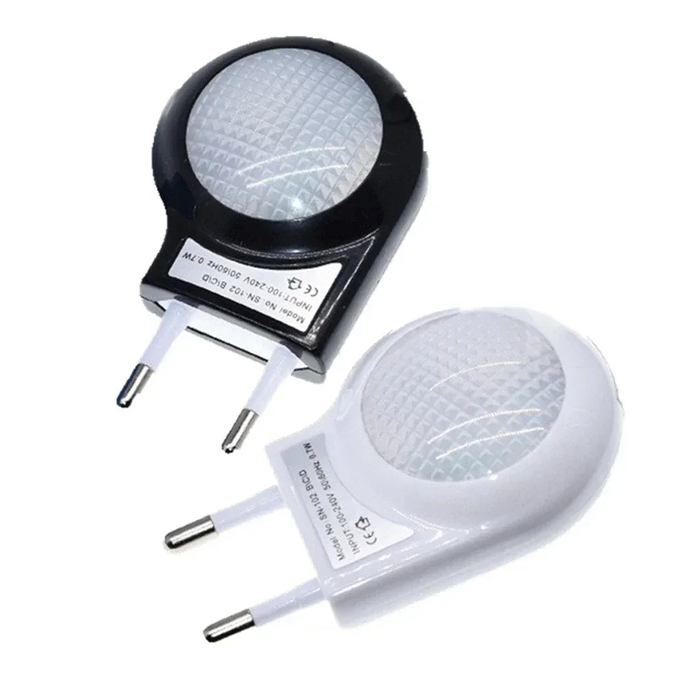 Mini Led Light Switch Socket Snail Night Light Sensor Control Light Mini Auto Night Lamp Wall Lamp for Baby Kids Bedroom EU Plug