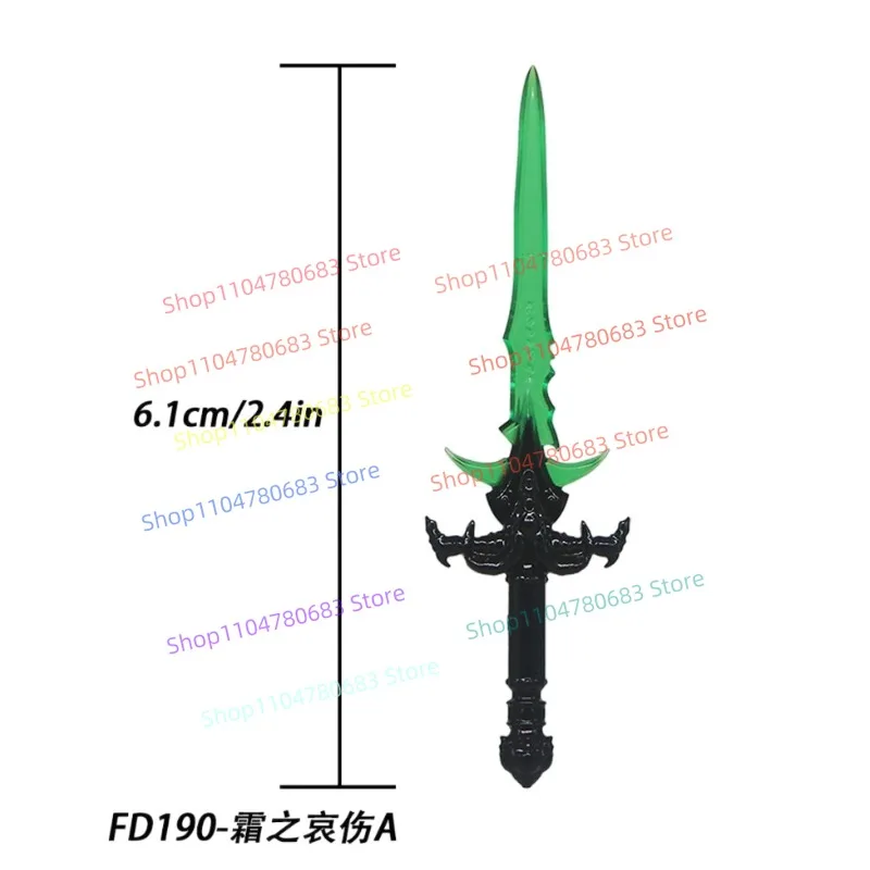 Blocs de construction MOC, accessoires, Mini figurine, modèle d'assemblage, affichage, personnage de jeu animé, jouet décoratif, cadeau à collectionner