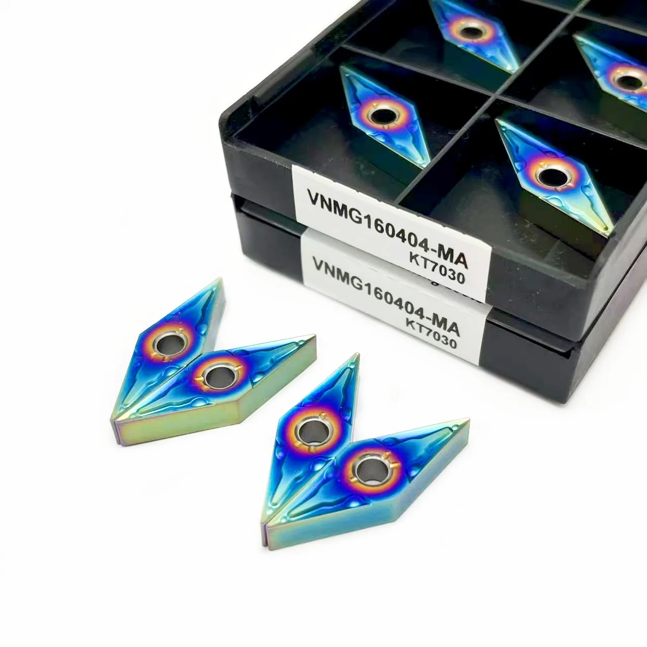 High Quality Carbide Insert VNMG160404 VNMG160408 Turning Tool Blue Flame Series CNC Milling Blades VNMG 160404/160408 Internal