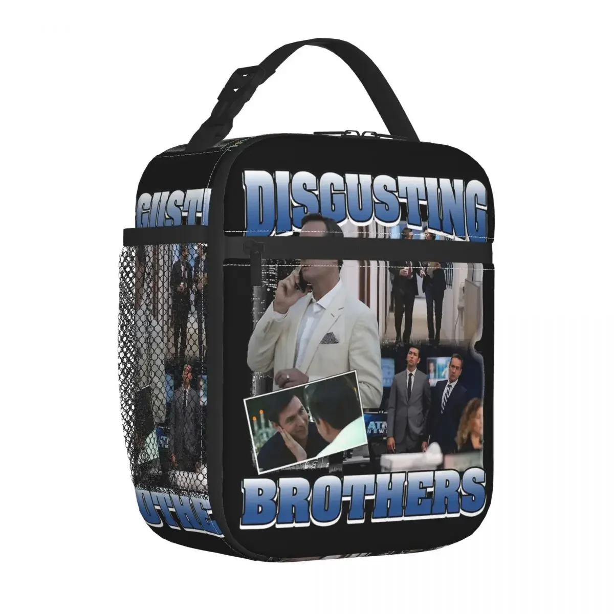 Disgusting Brothers Kendall Roy Insulated Lunch Bags Cooler Meal Container Succession Large Tote Lunch Box for Men Women Office