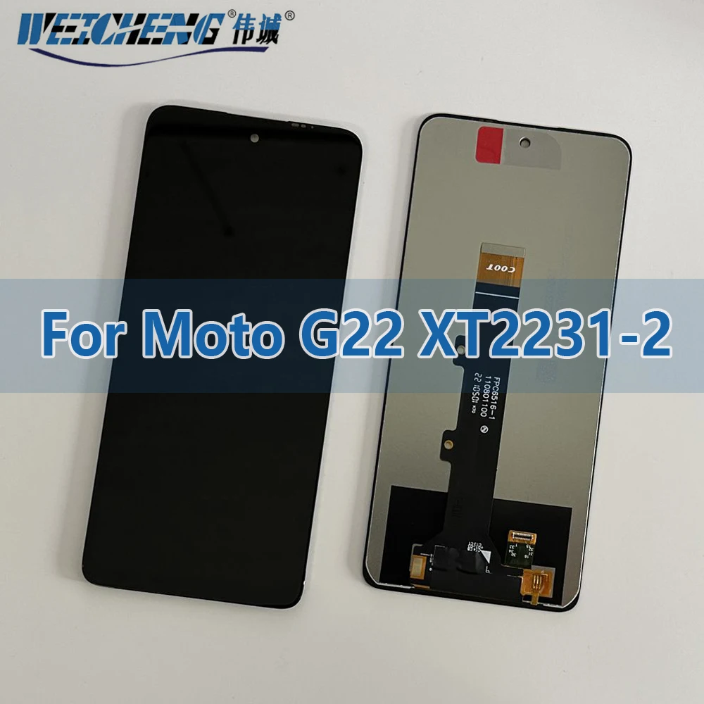 

Pantalla LCD 6,5 пульсадов для Motorola Moto G22, цифровой индикатор в pantalla, реверсировка для Moto G22 XT2231-2
