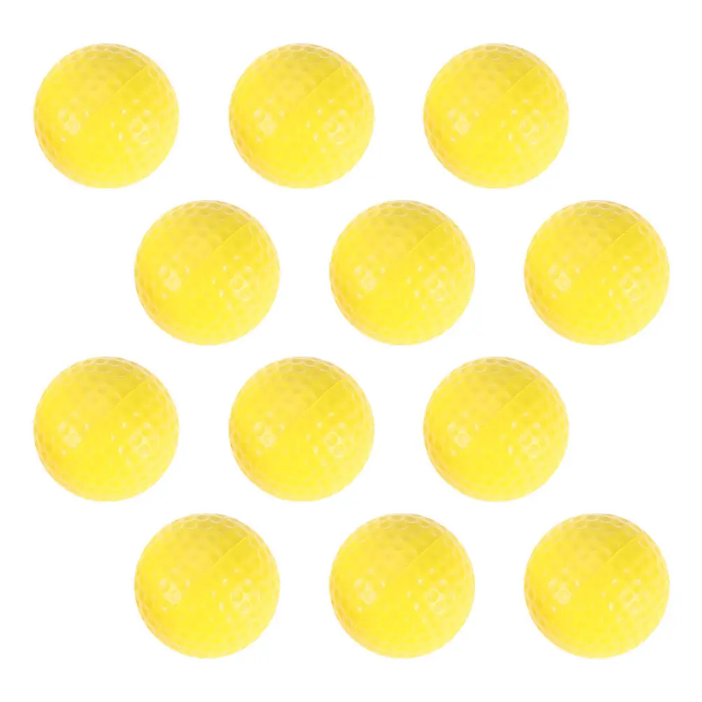 12Pcs Foam Golf Practice Balls Lightweight Indoor Outdoor Training Balls for Parents Friends Swing Chip Putt Balanced