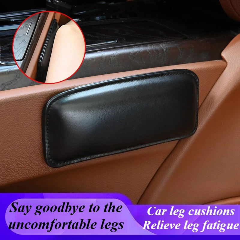 

Universal Knee Pillow Cushion Memory Foam Leg Support Pad for Driving Comfort Dashboard Door Trim Anti Slip Interior Accessories