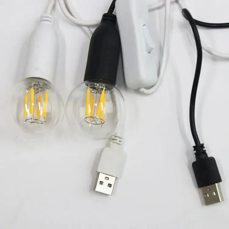

E14 Socket Lamp Holder with Wire Socket DIY Desk Lamp Switch Wire Plug Extension Cord Lighting Accessories