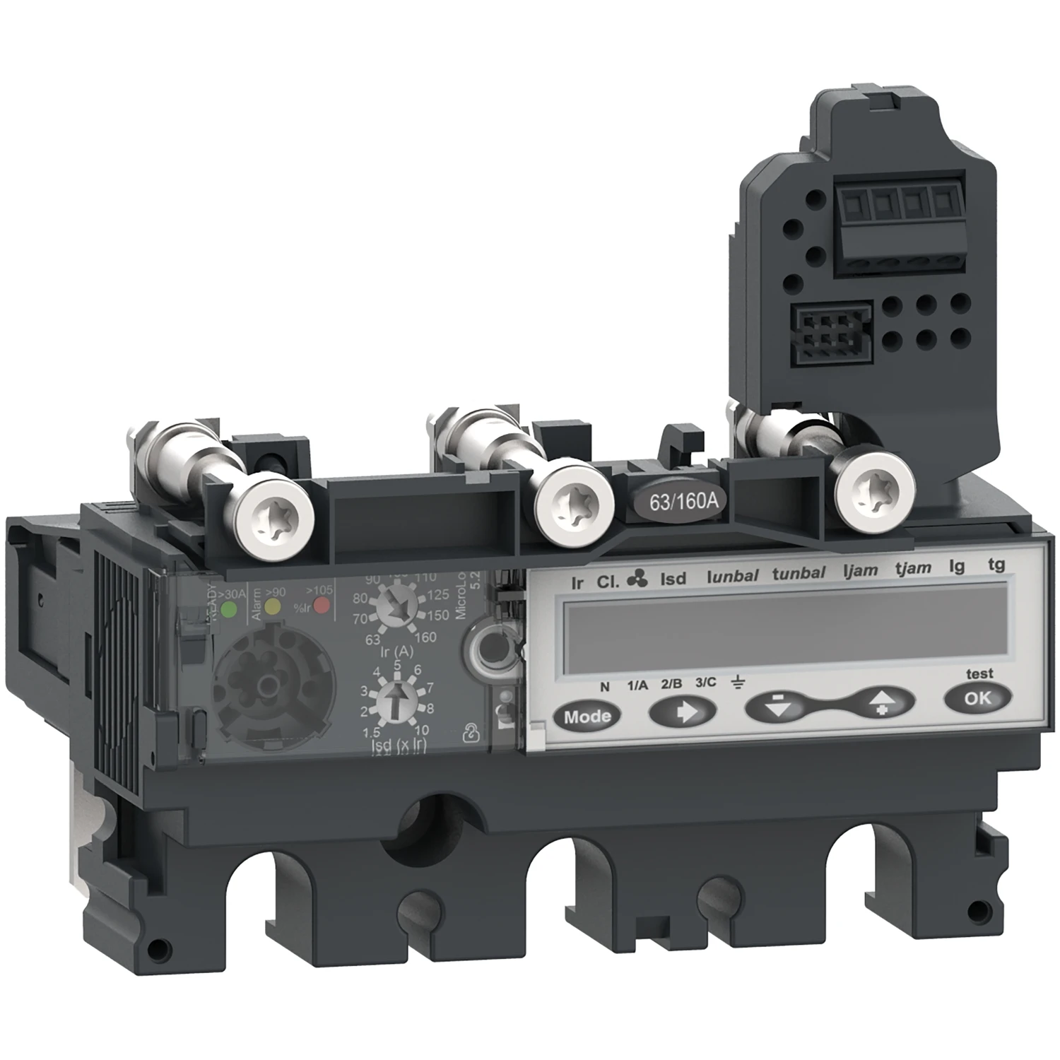 

C2535E250 Trip unit MicroLogic 5.2 E for ComPacT NSX 250 circuit breakers, electronic, rating 250A, 3 poles 3d