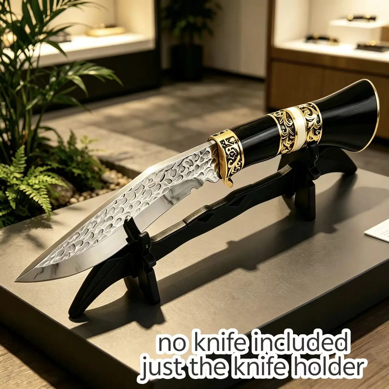 Bat-shaped knife holder, creative desktop storage stand, desktop display rack knife holder (knives not included, just the holder