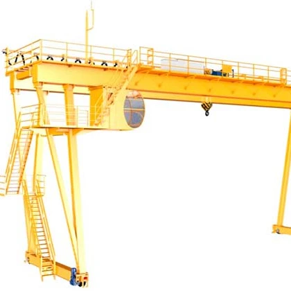 Double Girder Container Gantry Crane with Trolley Wireless Remote Control for Radio Industry Material Handling Lifting Pro