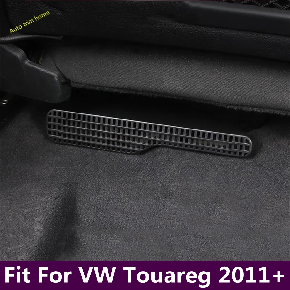 Car Under Seat Below Dust Plug Air Conditioning Outlet AC Vent Decoration Frame Cover Fit For VW Touareg 2011 - 2018 Accessories