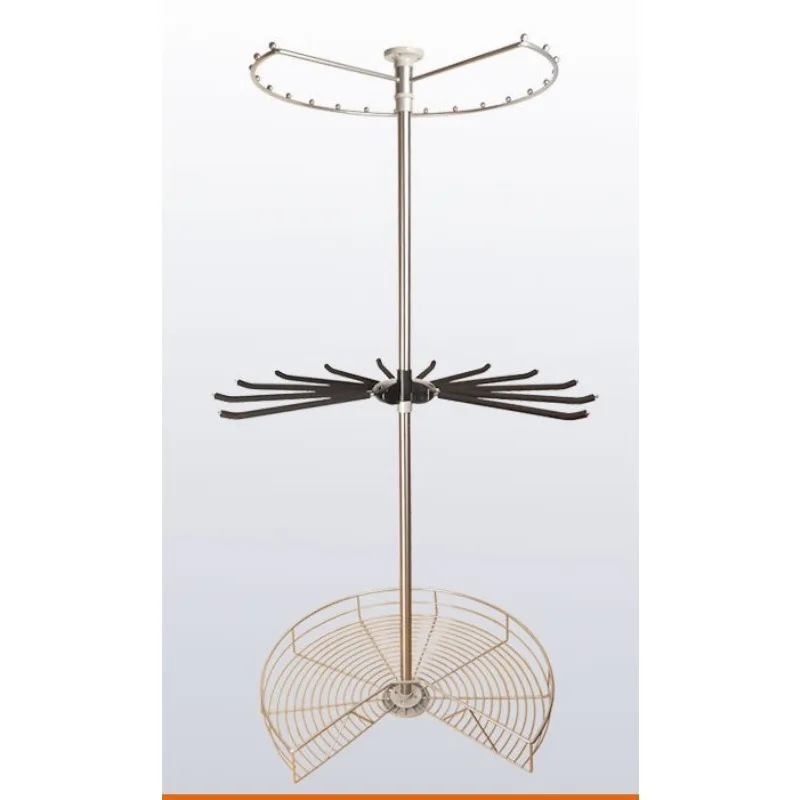 

Rotating wardrobe corner hanger 360 degree cloakroom storage cabinet rack