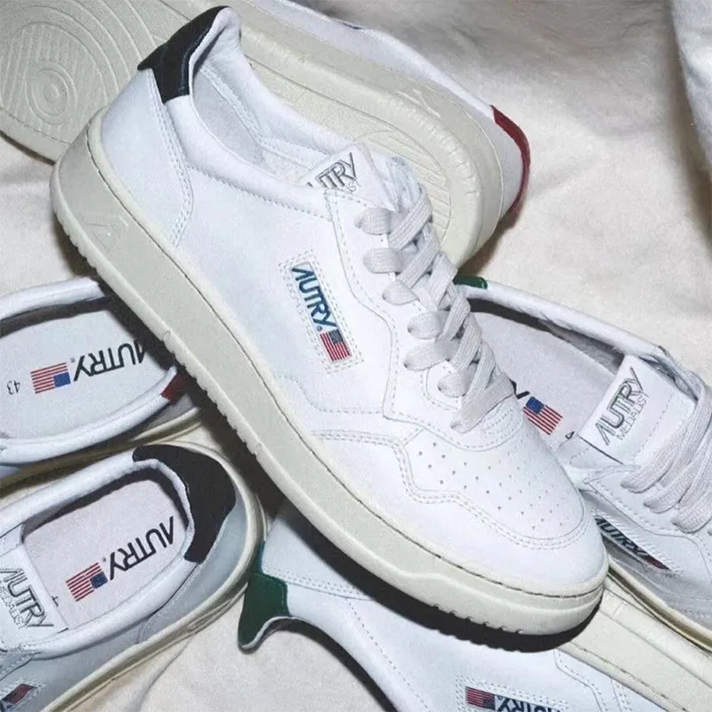 Zapatos Casuales Autry Retro de Cuero Desgastado, Estilo Vintage, Talla Real, Cómodos y Ligeros para Senderismo