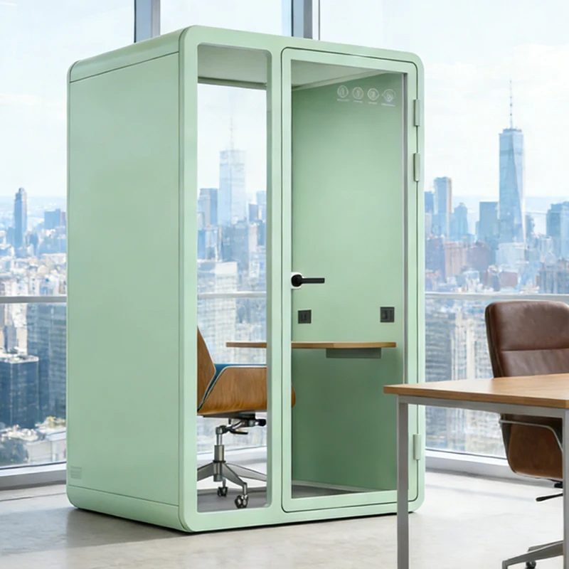 Steel Frame Modular Soundproof Booth Electronic Factory Silent Chamber Workshop Independent Office Vending Sale Support Custom