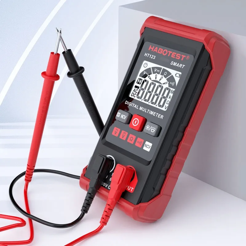 HABOTEST HT123 High-precision anti-burning intelligent digital multimeter / no need to shift / automatic identification