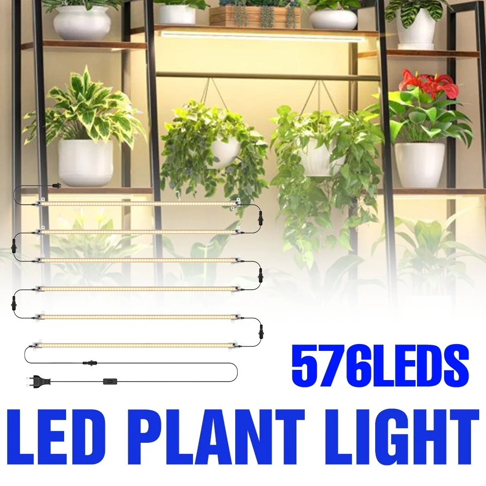 

Светодиодная лампа для растений полного спектра AC180-240V для теплиц, гроубоксов, гидропоники, выращивания фруктов, овощей и рассады