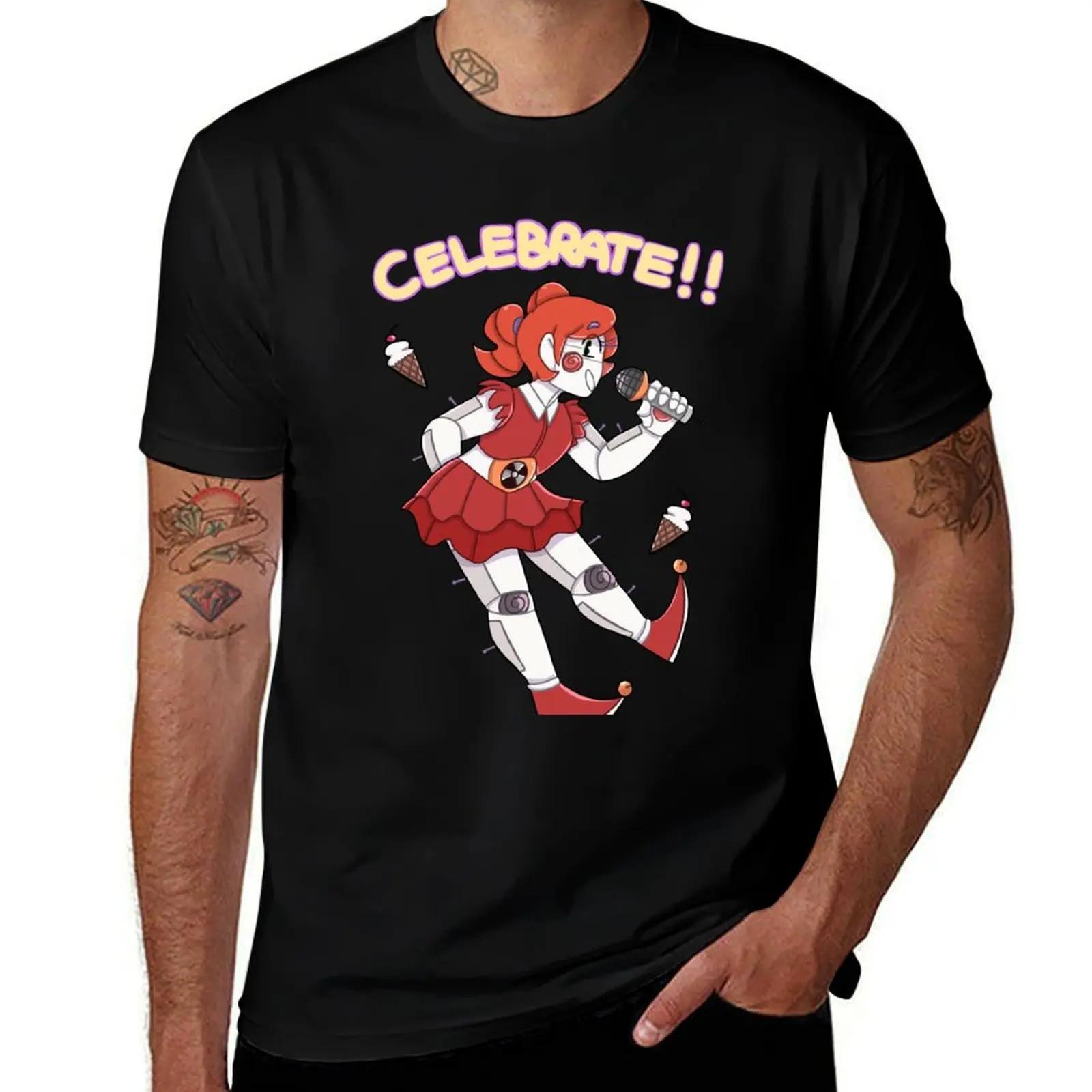 Celebrate! T-Shirt Fashion Pattern Printed Tee Shirt T-Shirt