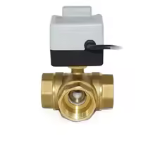 Brass Motorized Ball Valve 3-Wire Two Control Electric Actuator AC220V 3 Ways /2 Way DN15 DN20 DN25 DN32 DN40 with Manual Switch - AliExpress 13