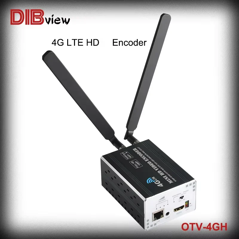 

OTV-4GH 4G LTE LIVE HD Video Wifi H265 Hevc Streaming Encoder SRT HLS RTMP RTSP HTTP UDP Protocol