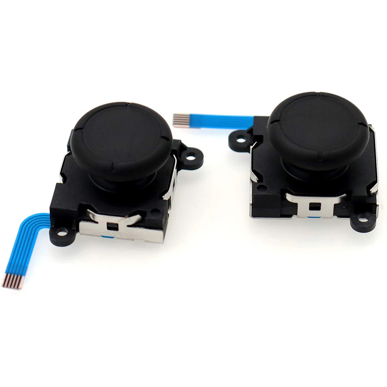 2ชิ้นสำหรับ Nintendo NS มือจับสวิตช์3D จอยสติ๊ก Joy-CON มือจับด้านซ้ายและขวาอุปกรณ์เสริมมือจับสวิตช์