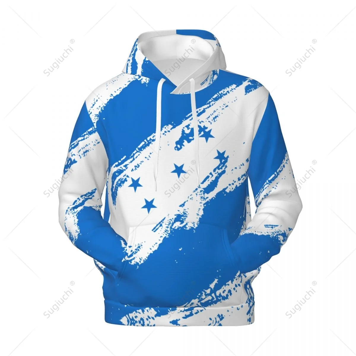 

Unisex Honduras Flag Color Hoodie 3D Men Women Harajuku Sweatshirt Pullover Hoodies Polyester Casual