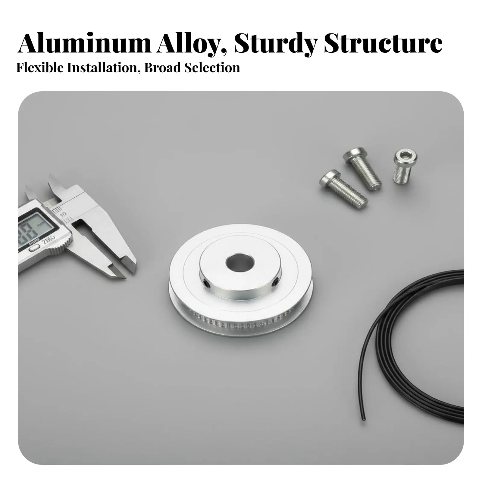 GT2 Timing Pulley 2GT Synchronous Wheel Three-Dimensional Printer Belt Pulley Lubrication-Maintenance-No-Maintenance Synchronous view 2